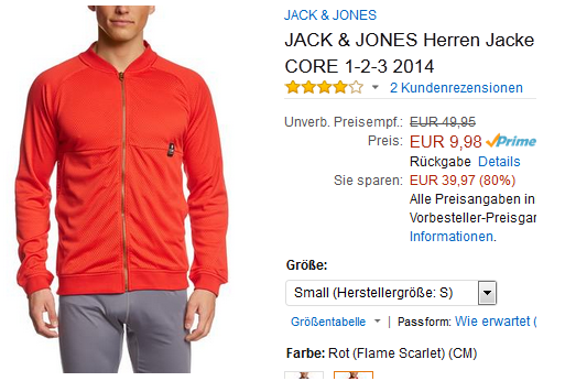 Jack & Jones Jacke Sweat Pack Core super günstig