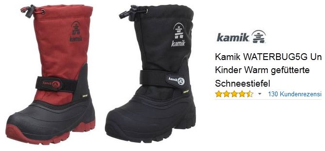 Kamik Waterbug 5G Kinderstiefel für Winter