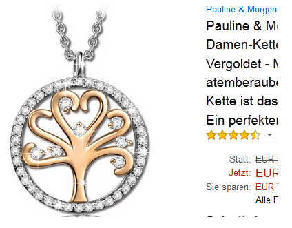 Lebensbaum-Kette - reduzierte, günstige Geschenkidee