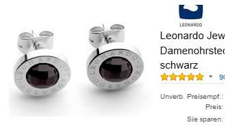 Leonardo Jewels reduzierte Damenohrstecker