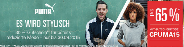PUMA Gutschein bei ebay