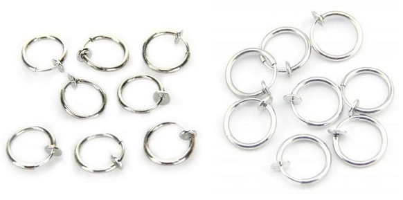 Piercing ohne Löcher stechen, Fake-Nasenringe