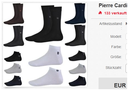 Pierre Cardin Socken billig