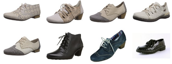 Rieker Derby-Schnürhalbschuhe für Damen im Angebot