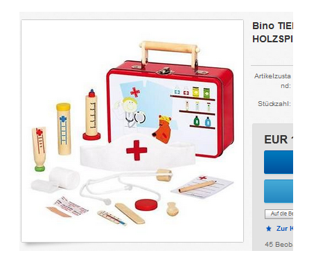Tier-Arztkoffer von Bino günstig & versandkostenfrei