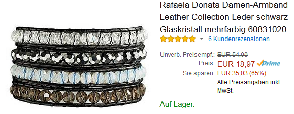 reduziertes Damenarmband von Raffaela Donata