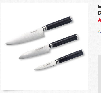 ECHTWERK Damaszener Messerset reduziert & günstig