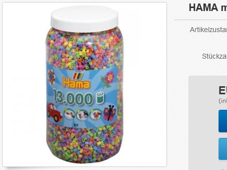 HAMA Bügelperlen versandkostenfrei & günstig