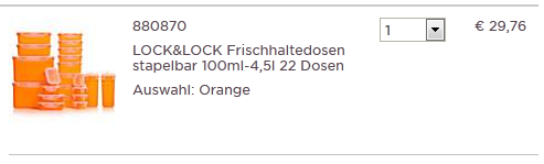 LOCK&LOCK Frischhaltedosen-Set