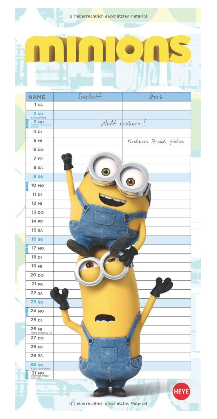 Minions Planer für zwei Geschenkidee