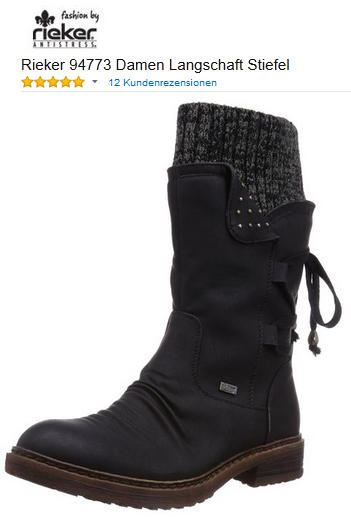 Rieker Damenstiefel 94773 reduziert
