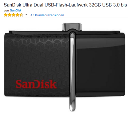 SanDisk Ultra Dual USB- und micro-USB-Stick