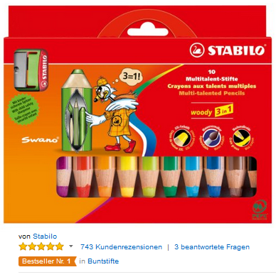 Stabilo woody Buntstifte billig