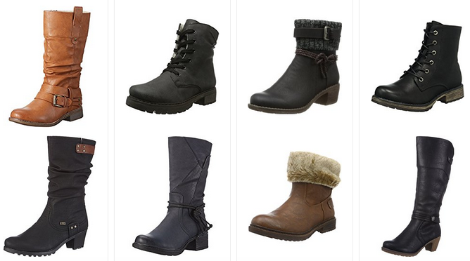 warme, gefütterte Stiefel: Rieker Schuhe für Damen & Frauen