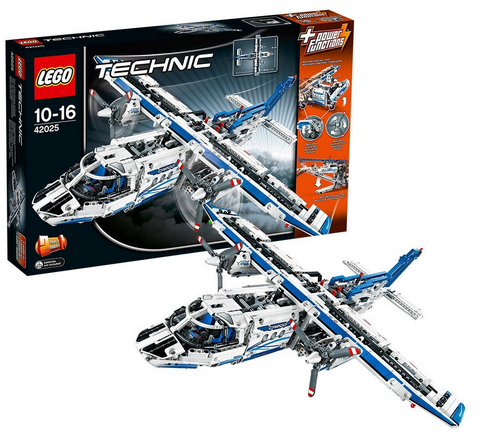 Frachtflugzeug von LEGO Technic reduziert