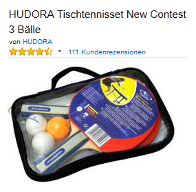 HUDORA Tischtennisset New Contest: günstige 8,95€