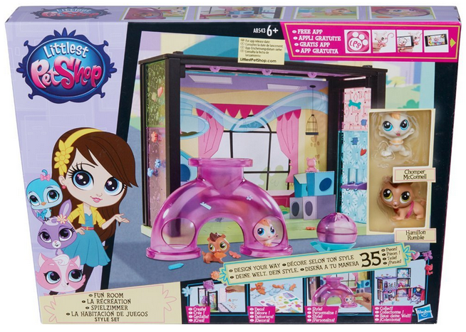 Littlest Pet Shop Spielzimmer reduziert