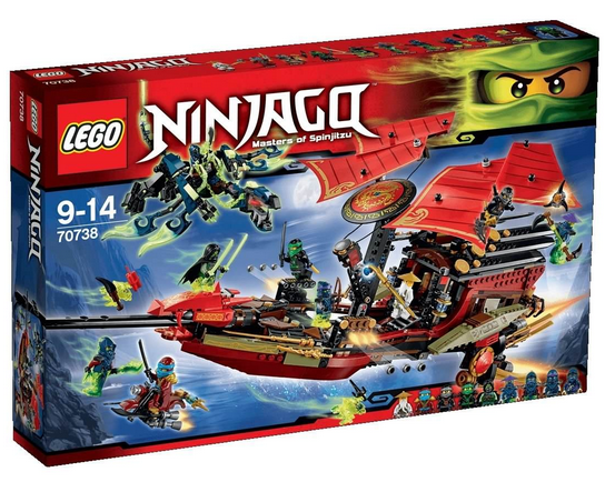 Ninjago der letzte Flug des Ninja-Flugseglers stark reduziert