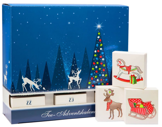 Tee Adventskalender, günstige Geschenkidee für Genießer