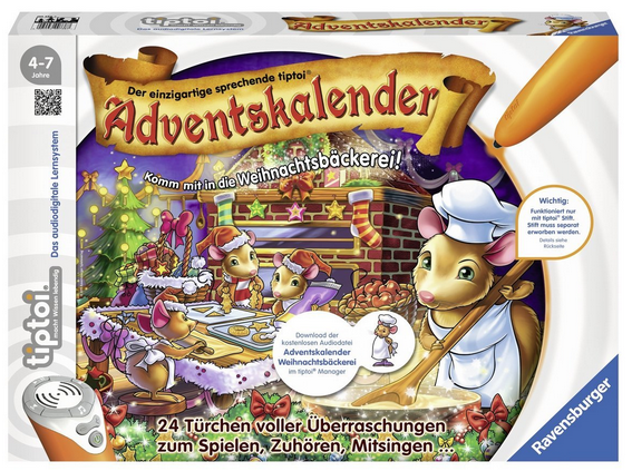tiptoi Adventskalender Weihnachtsbäckerei; stark reduziert