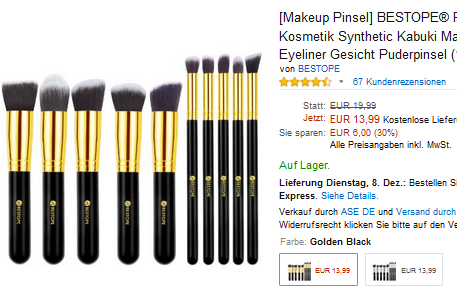 BESTOPE Pinselset stark reduziert
