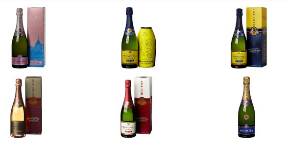 Champagner reduziert bei Amazon