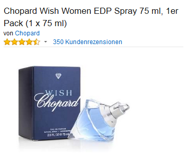 Chopard Wish Parfüm als günstiges Weihnachtsgeschenk