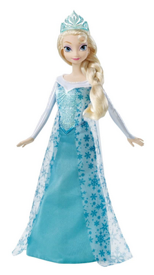 Die Eiskönigin Elsa als Puppe