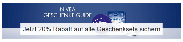 Nivea Geschenke-Guide