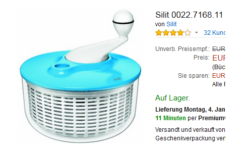 Salatschleuder von Silit