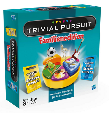 Wissenspiel Trivial Pursuit Familienedition für Erwachsene & Kinder