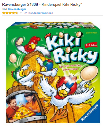 Kiki Ricky Kinderspiel reduziert