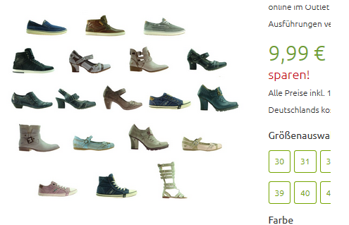 Mustang Schuhe bei Outlet46