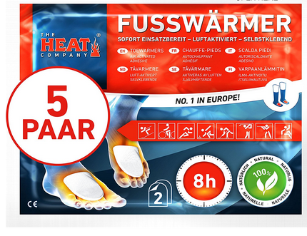 The HEAT Company Fußwärmer: nützliches Accessoire im Winter