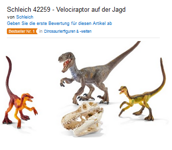 Velociraptor Dinosaurier-Set von Schleich