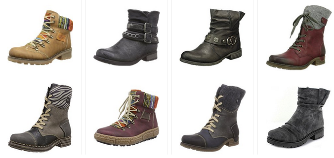 Damenstiefel von Rieker, tolle Schnäppchen bei Amazon mitnehmen