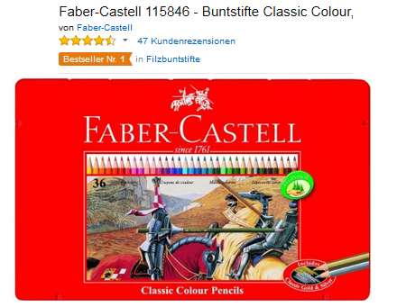 Faber-Castell: 36 Buntstifte Classic Colour