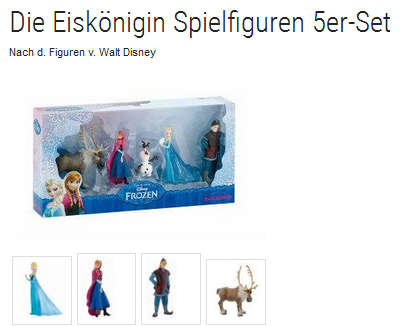 Figuren-Set von Die Eiskönig von Bullyland reduziert