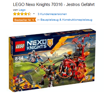 LEGO Nexo Knights - Jestros Gefährt