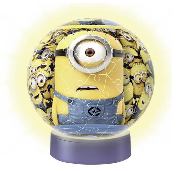 Minions 3D Puzzle und Nachttischlampe