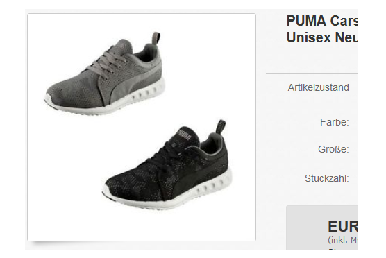 PUMA Carson Runner Laufschuh billig bei ebay