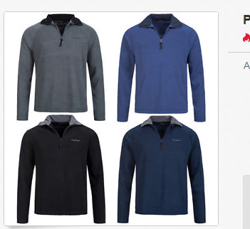 Pierre Cardin Fleece-Pullover günstig bei ebay