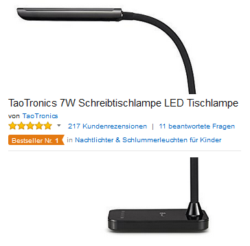 TaoTronics Schreibtischlampe