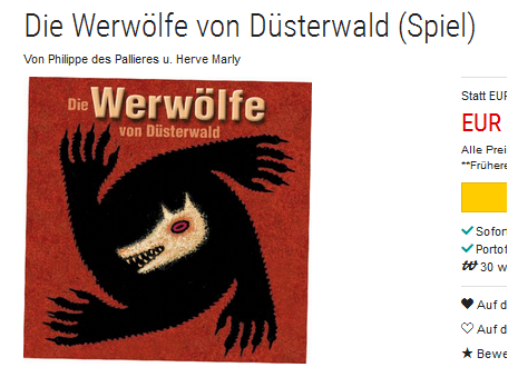 Werwölfe von Düsterwald reduziert