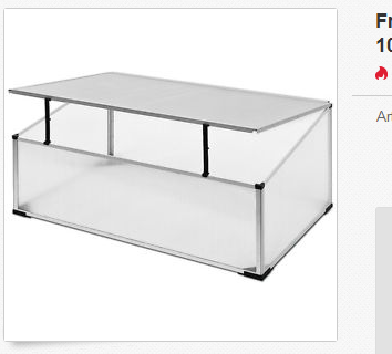 100 x 60 cm: Pflanzbeet & Frühbeet, Gewächshaus & Treibhaus 