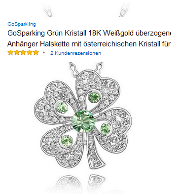 GoSparking Kleeblatt-Kette