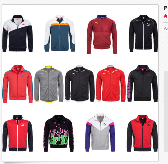 Track Top Trainigjacken von PUMA sehr günstig & versandkostenfrei