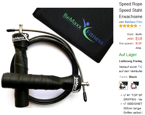 BeMaxx Fitness Springseil & Speedrope