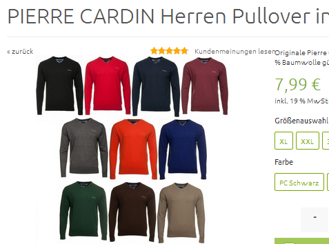 Pierre Cardin Pullover billig & versandkostenfrei