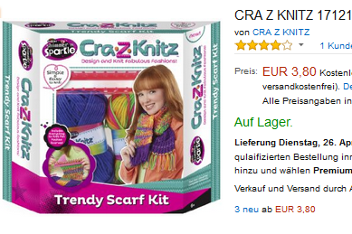 Strickset von CRA Z KNITZ billig bei Amazon